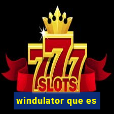 windulator que es